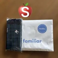【新品未使用】familiar Snupatto 青系ファミリアチェックＳ
