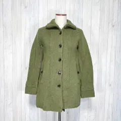 【BLANCbasque】長袖ニットカーディガン 羽織り 毛100% カジュアル