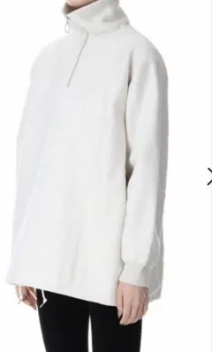 【PHEENY】 ハーフジップフリーススウェット　オートミール PHEENY/ATHLETIC FLEECE HALF ZIP P/O(OATMEAL)