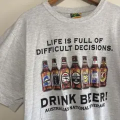 90s 00s beer ビール　Tシャツ　オーストラリア製