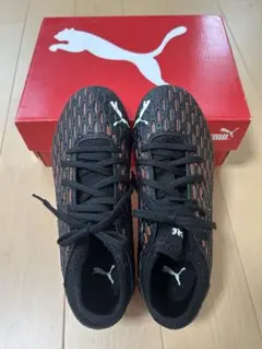 Puma 20FWシューズ-6.4HG Jr ブラック/オレンジ　20センチ