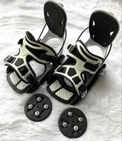 FLOW フロー スノーボード ビンディング ALPHA LG-Lホワイト