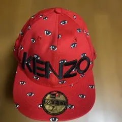 KENZO 赤ロゴキャップ Kenzo Red Kenzo Paris Utility Cap Kenzo