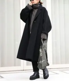 Deuxieme Classe ウールアンゴラリバーコート
