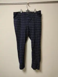 ブルー カジュアルパンツ