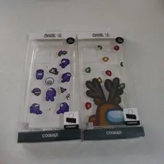 among us iPhone　12/12pro ケース 2点セット