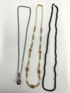 50.323【ネックレス　3本セット】ヴィンテージ　アンティーク