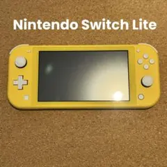 【美品】Nintendo Switch Lite イエロー (充電器付き)