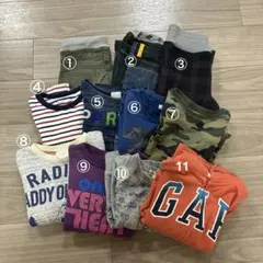 男の子　秋冬　120 まとめ売り　11点セット