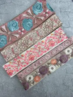 インド刺繍リボン