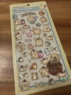 サンリオ ポムポムプリン ボンボンドロップシール 1枚