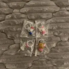 ハローキティ　めじるしアクセサリー　4点セット