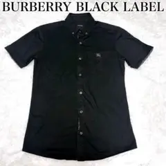 ✨極美品✨バーバリーブラックレーベル 半袖シャツ 黒 ノバチェック S