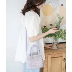 WEGO ポップコーンがま口クリアバッグ 痛バ　クリアバッグ　ショルダーバッグ