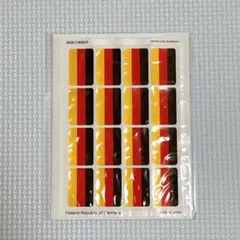 ドイツ Deutschland 国旗 シール/ステッカー 衣類/車体OK 耐熱