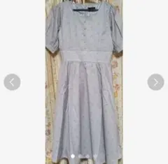 【SALE】新品エブリン evelyn オリジナル花柄ミドルOP　新品タグ付き