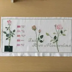 クロスステッチ完成品　薔薇