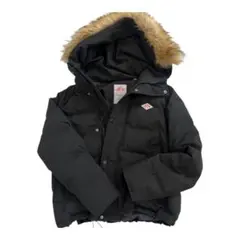 【DANTON】美品 ブラック 黒 ダウンジャケット ショートダウン Mサイズ