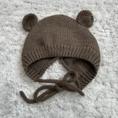 ハンドメイド ボンネット くま