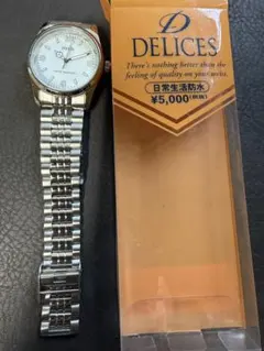 (A)未使用　maruman製 クォーツ腕時計 DELICES メンズのサムネイル