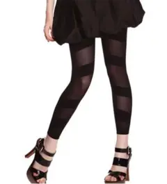 LaLa GrantDrainage. レギンス　ブラック　70 新品未開封