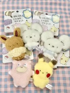 ポケピース ぬいぐるみバンド～ピチュー・ニャスパー・モクロー