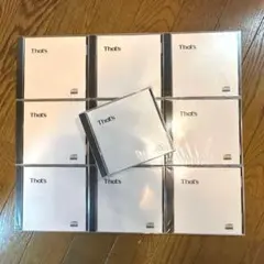 【希少】That’s CD-R 74分 太陽誘電 日本製 未開封 10枚　業務用