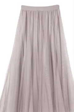 ボリュームロングチュールスカート[at118]