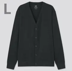エアリズムUVカットカーディガン L ブラック