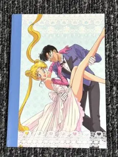セーラームーン　ミニノート　アニメイラスト　未使用