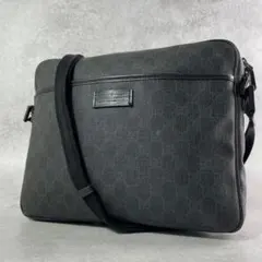希少/極美品 GUCCI グッチ GGスプリーム PVC レザー ショルダー