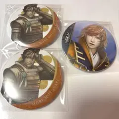 戦国無双　声優奥義　缶バッジ　3個セット