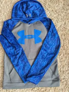 Under Armour フード付きパーカー 青 グレー