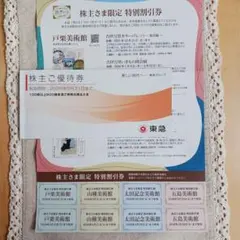 東急株主優待券(100～500株未満)2026.5.31まで