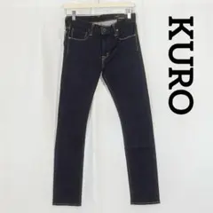 ☆新品タグ付き☆ KURO 濃紺デニムパンツ　DIAMANTE ONE WASH