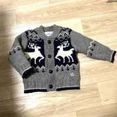 トナカイ柄 ニットセーター
