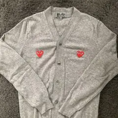 PLAY COMME des GARCONS カーディガン グレー Mのサムネイル
