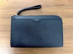 PELLE MORBIDA 黒 牛革 クラッチバッグ