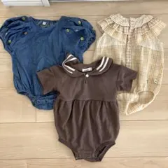ロンパース3点セット サイズ80 夏物