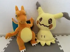 ポケモンぬいぐるみリザードンミミッキュセット