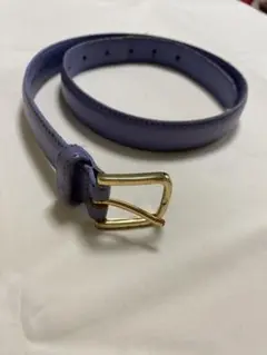 American Apparel 紫レザーベルト 26/XXS