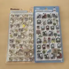 ボンボンドロップシール リラックマ きかんしゃトーマス 2種セット