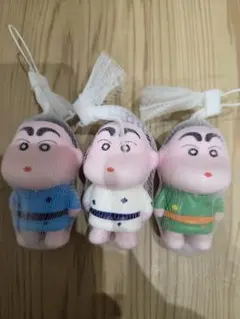 짱구 スクイーズ 3個セット 海外製品 8cm