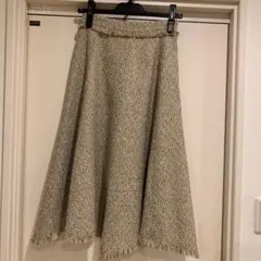 値下げ！クイーンズコート　ツイードスカート