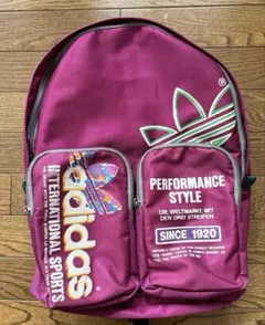 adidas パープル リュック・バックパック