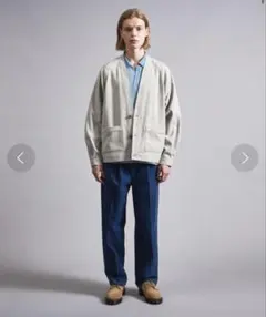 【monkey time】PE GUN CLUB CHECK カーディガン