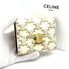 2025年最新】CELINE カラー：ホワイト系 三つ折り財布の人気アイテム