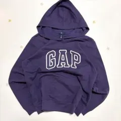 OLD GAP 紫 パーカー ロゴドン y2k archive フェード M
