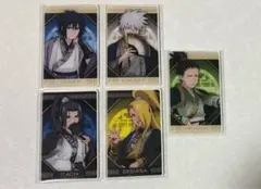 NARUTO ナルト トレーディングアクリルカード 玉座 ver. 5種