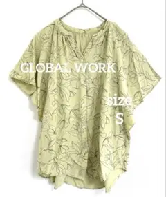 GLOBAL WORK グローバルワーク さらさらリラックスブラウス サイズS